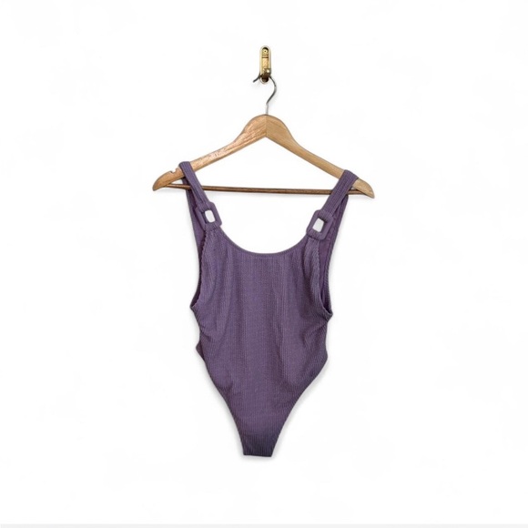 aerie Other - Aerie Lavender Ribbed One-Piece Swimsuit | Size Medium, NWT